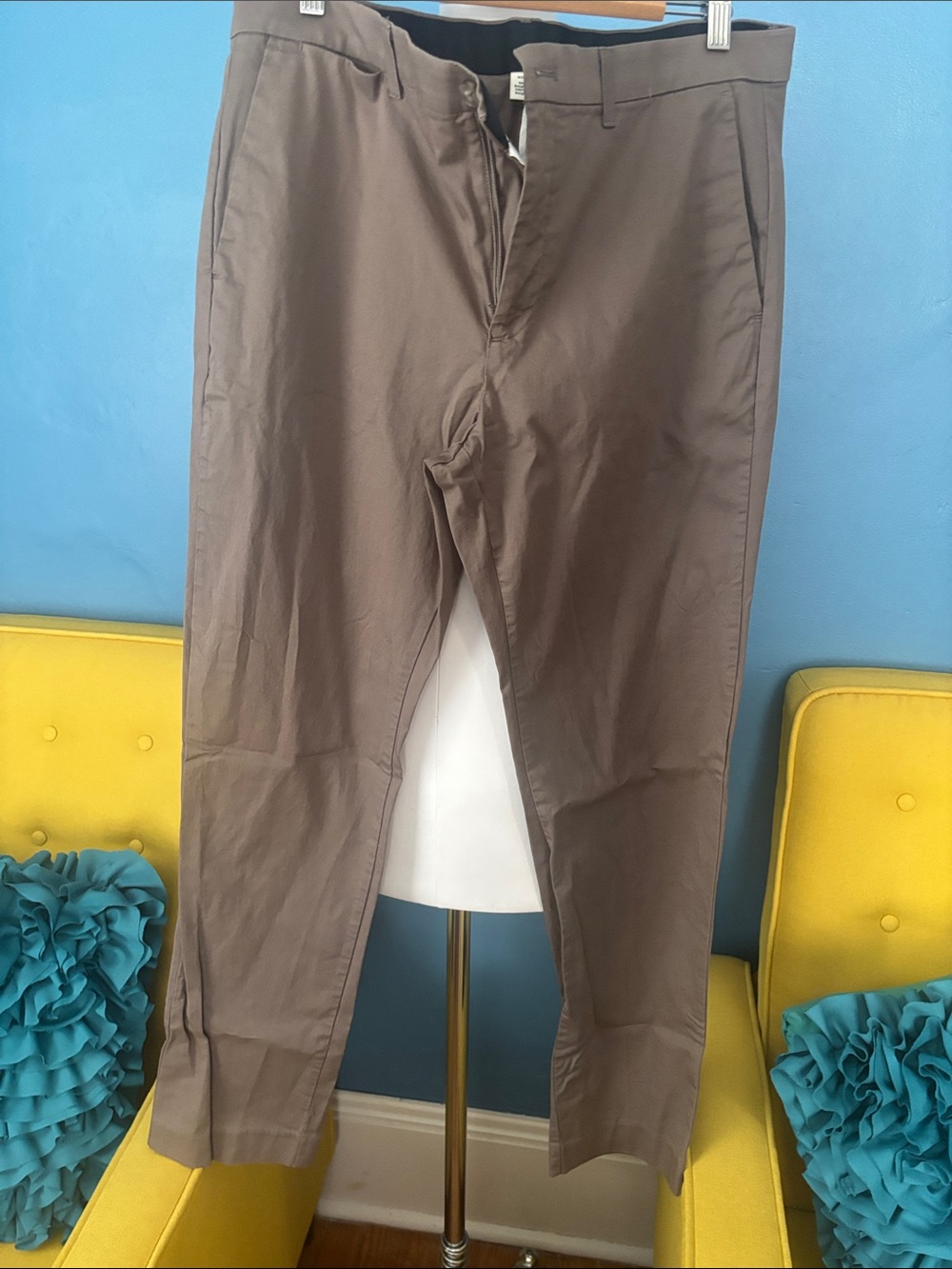 Calvin Klein Men's Brown Chinos